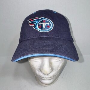 NFL Tennessee Titans Football Blue Strapback Baseball Hat 100% Cotton